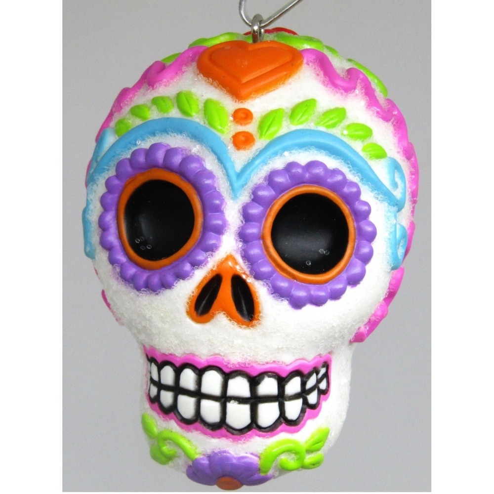 Hallmark Keepsake Ornament "Sweet Skull" Halloween 2014 Sugar Skull Day of Dead - Picture 2 of 7